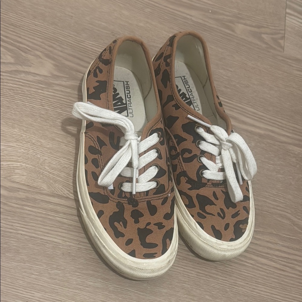 Vans Leopard Print Skate shoes women